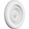 Ekena Millwork Standard Grayson Bullseye Rosette With Rounded Edge, 5"W x 5"H x 1/2"P ROSP050X050X050GRY04 - alternate 1